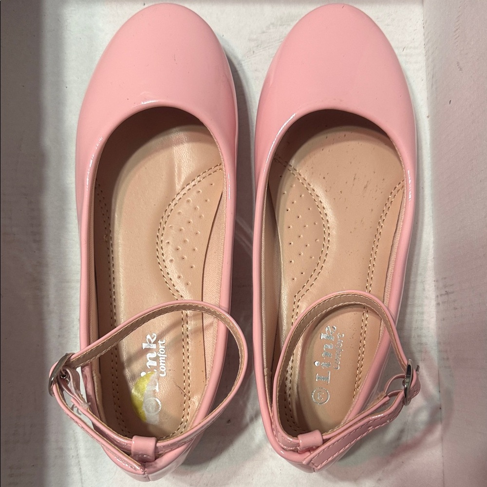 Pink Patent Mary Jane Flats